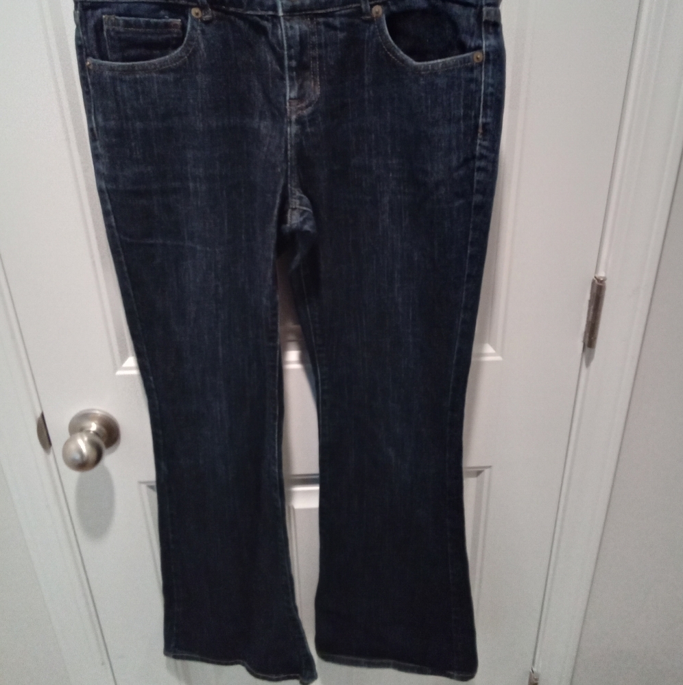 The Limited Size 8 Classic Flare Leg Blue Jeans